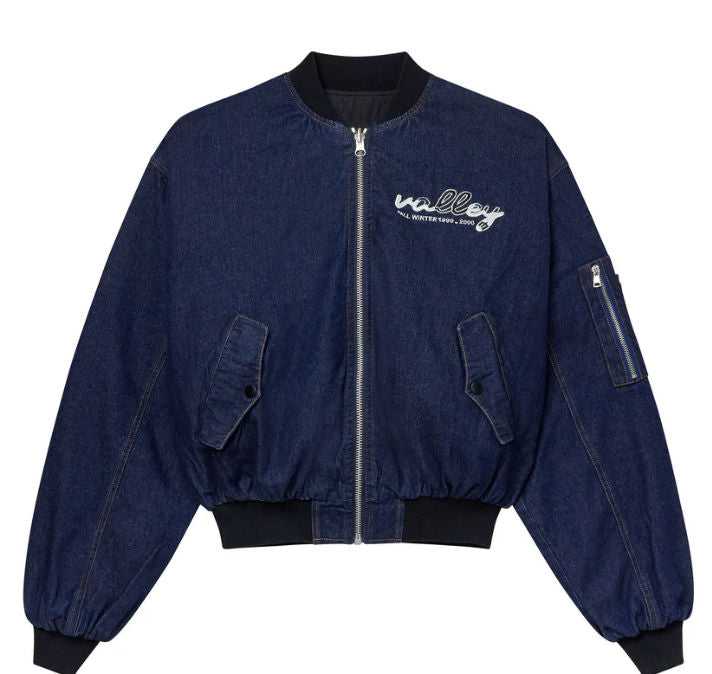 Vale Forever 1999-2000 Raw Denim Bomber FOREVER 1999-2000 RAW DENIM BOMBER