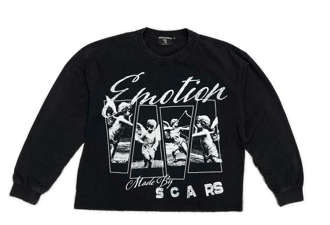 Mixed Emotion 'Playground' Long Sleeve Black