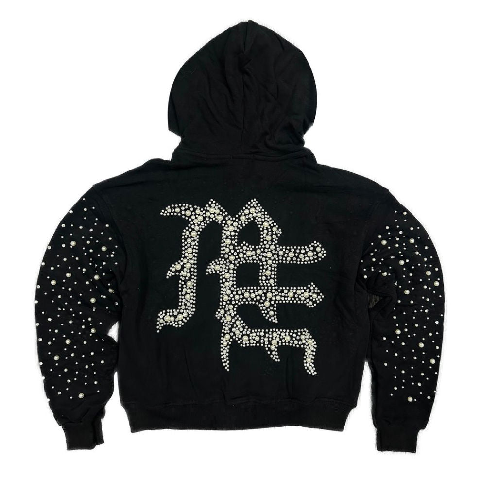 Mixed Emotion Black 'Pearl" Hoodie