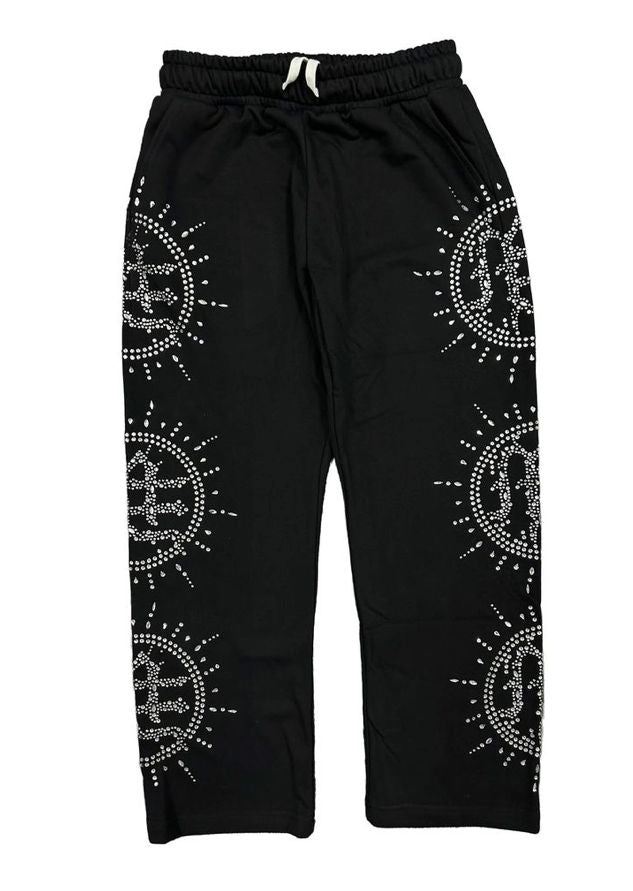 Mixed Emotion ‘Eclipse’ Black Rhinestone Sweats