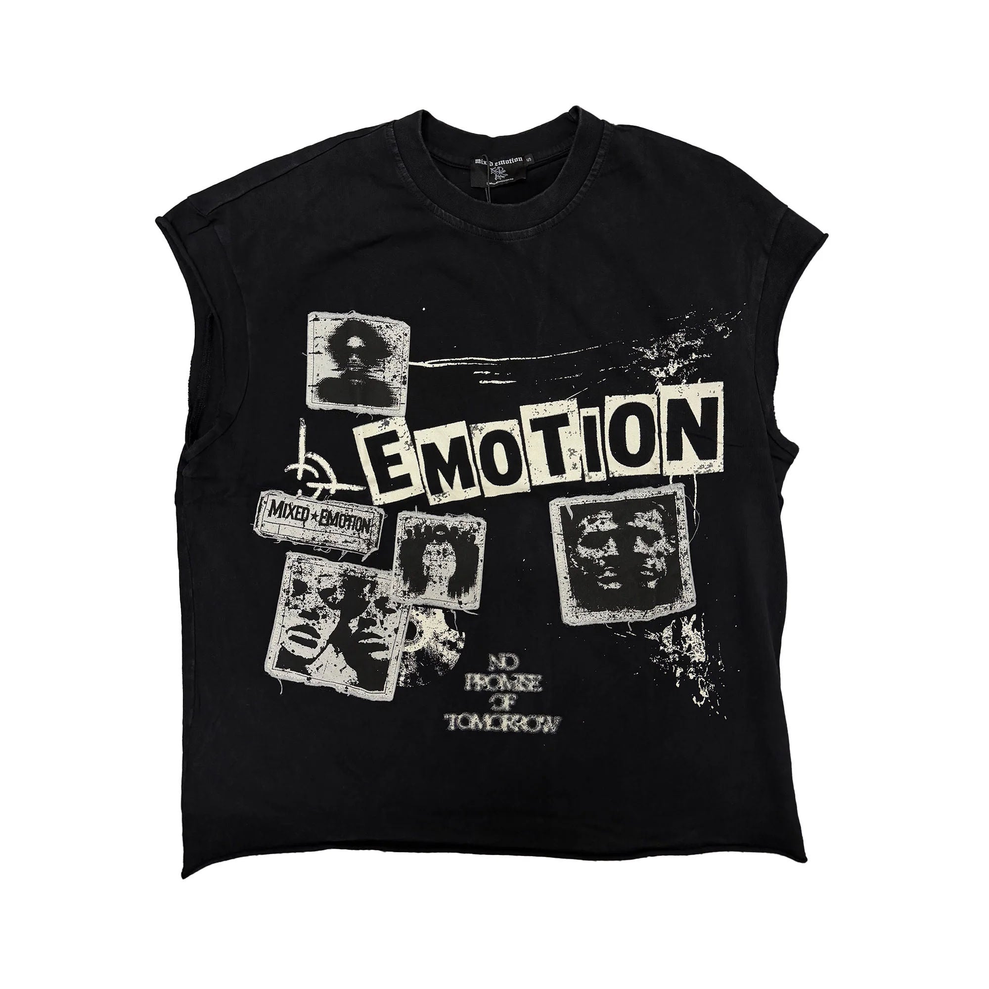 Mixed Emotions “Newspaper” Sleeveless tee