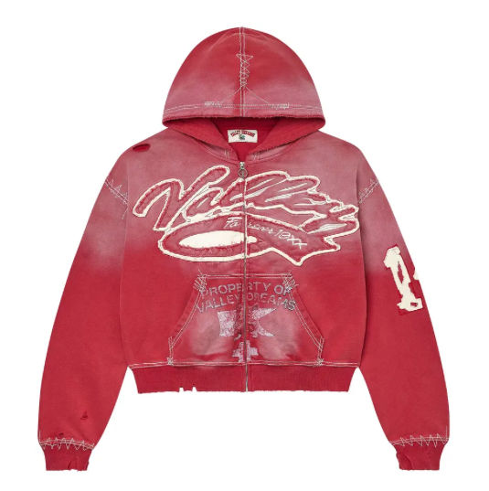Vale Forever Religion Zip Up 'Burn Red'