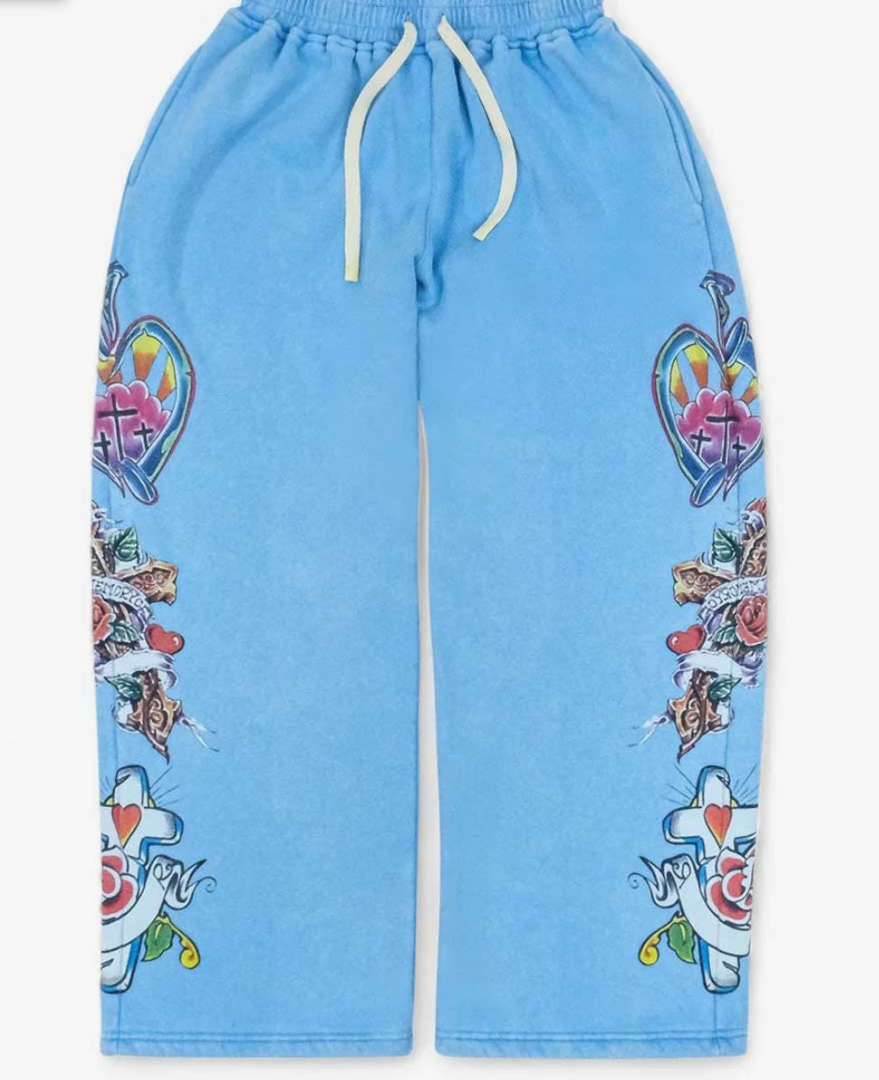 Risen King Sweatpants Blue