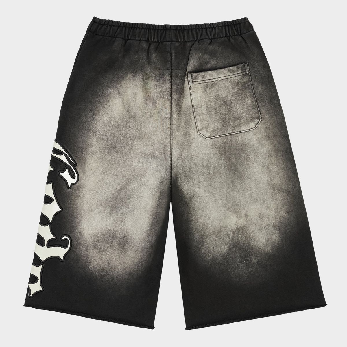 GodSpeed OG Logo 3QTR Shorts Black Wash