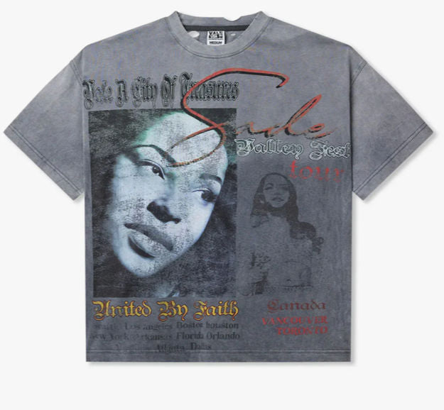 VALE FOREVER THRASHED VALLEY TOUR SADE TEE GREY