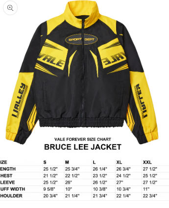 Vale Forever Bruce Lee Jacket