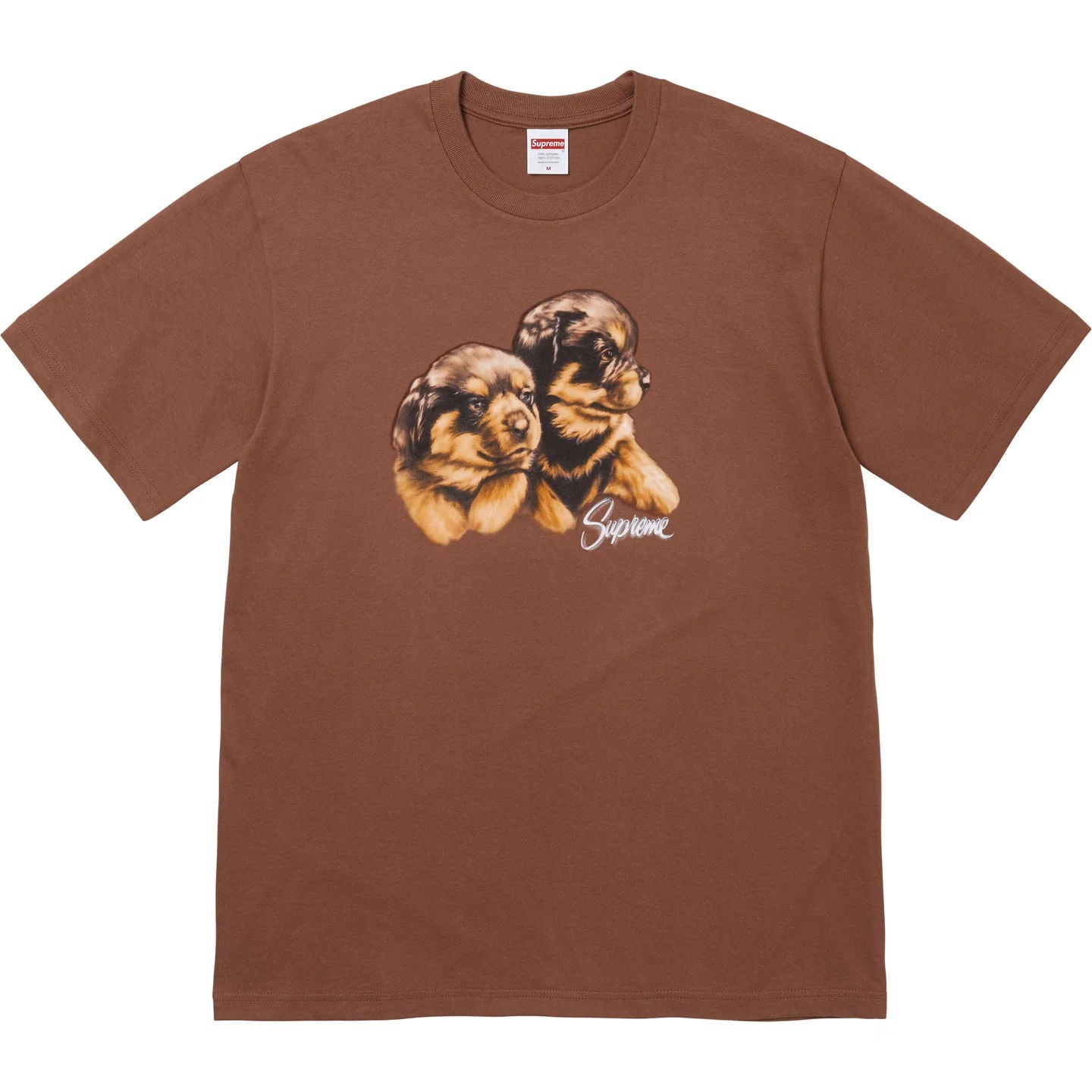 Supreme Puppies Tee Brown
