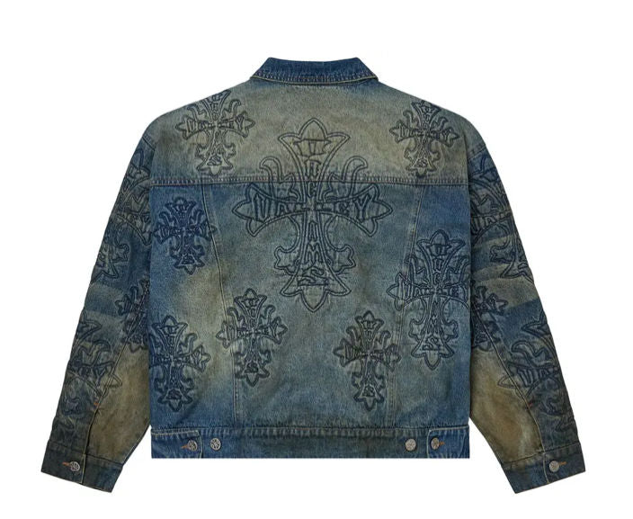 Vale Forever Religion Denim Jacket 'Midrinse'