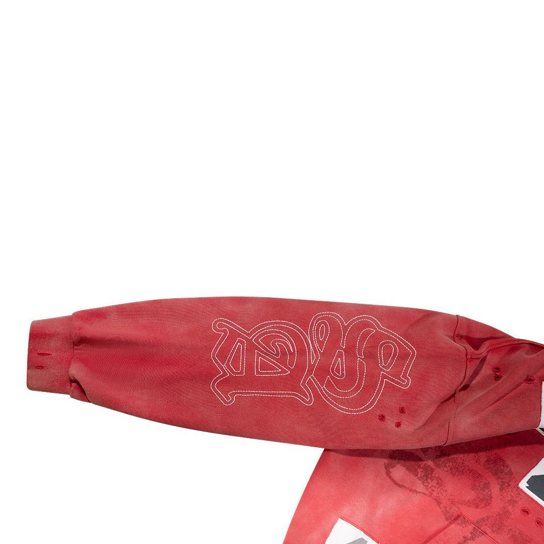 Stile de Amor Rosso Hoodie