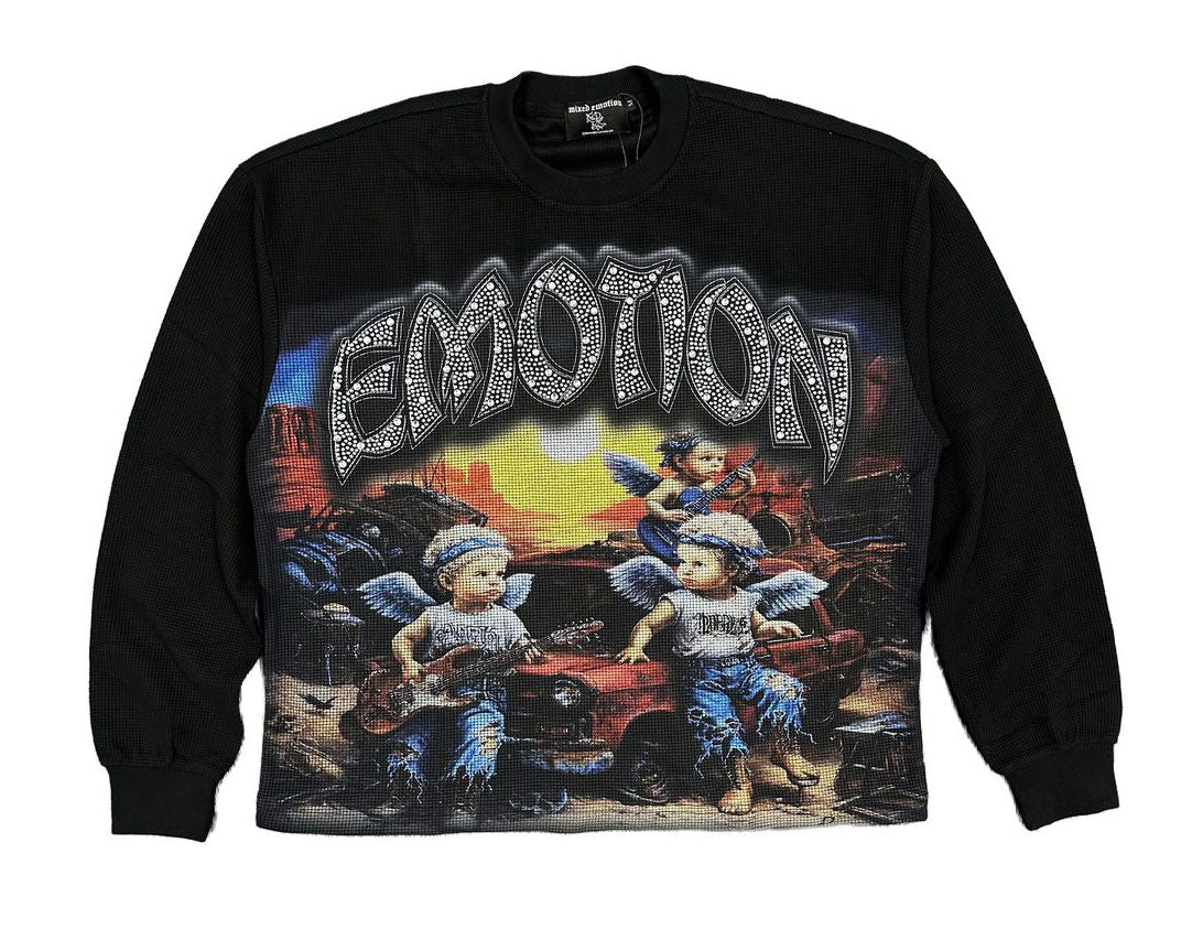 Mixed Emotion "Sunrise" Thermal Long Sleeve Black