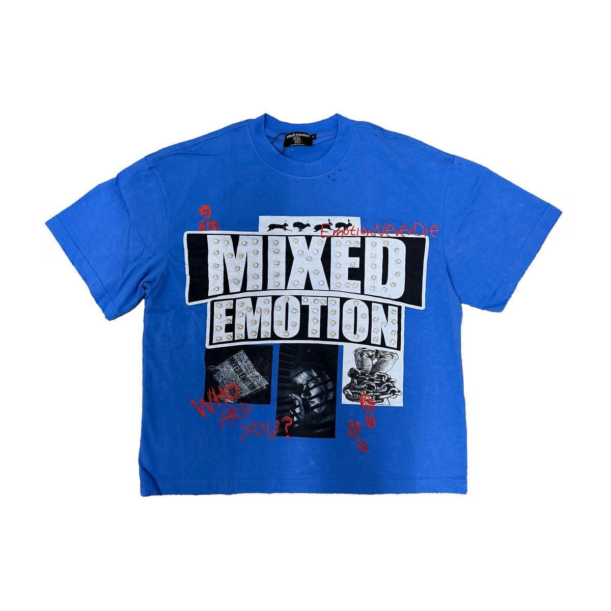 Blue “Lost Identity” Tee (Blue “Lost Identity” Tee)