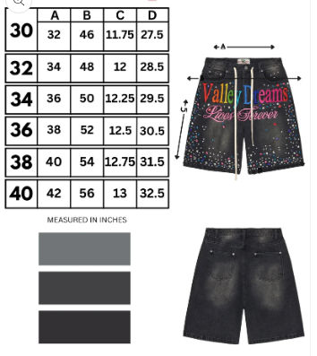 Vale Forever Ice Cream Jorts Black