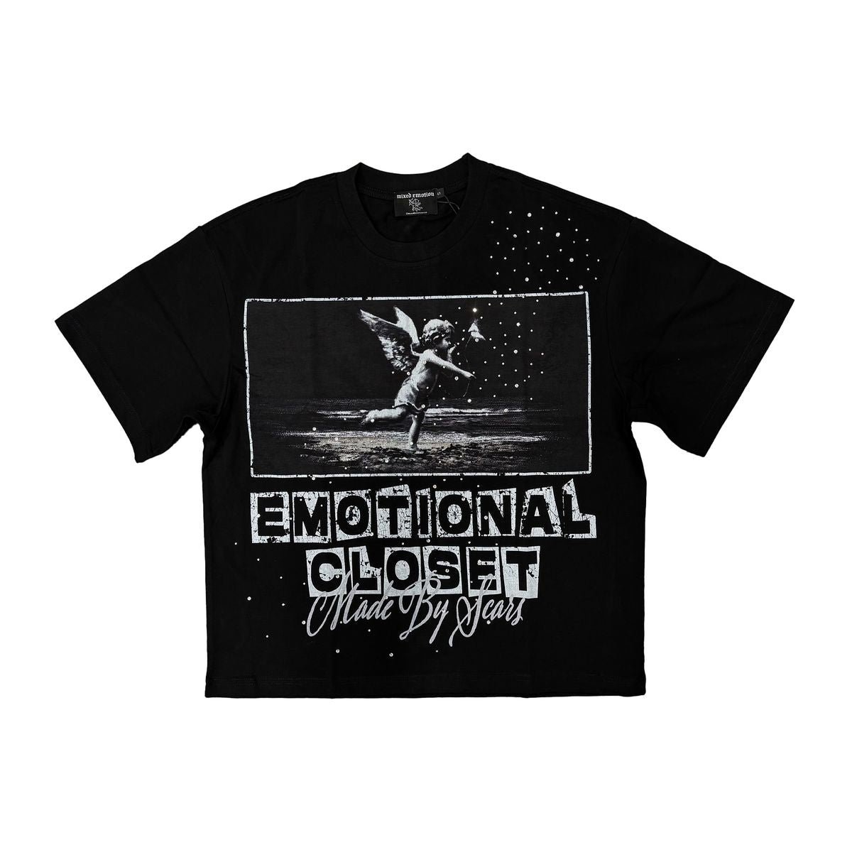 Mixed Emotion Black 'Scar' Tee