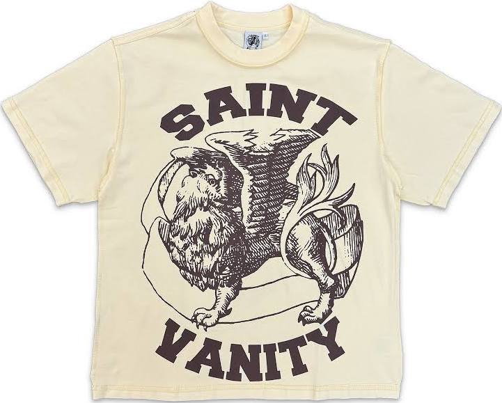 Saint Vanity Griffin Tee Cream/Brown