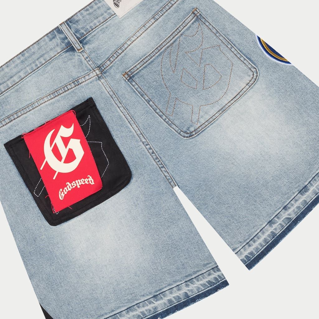 GodSpeed Patchwork Denim Shorts V2