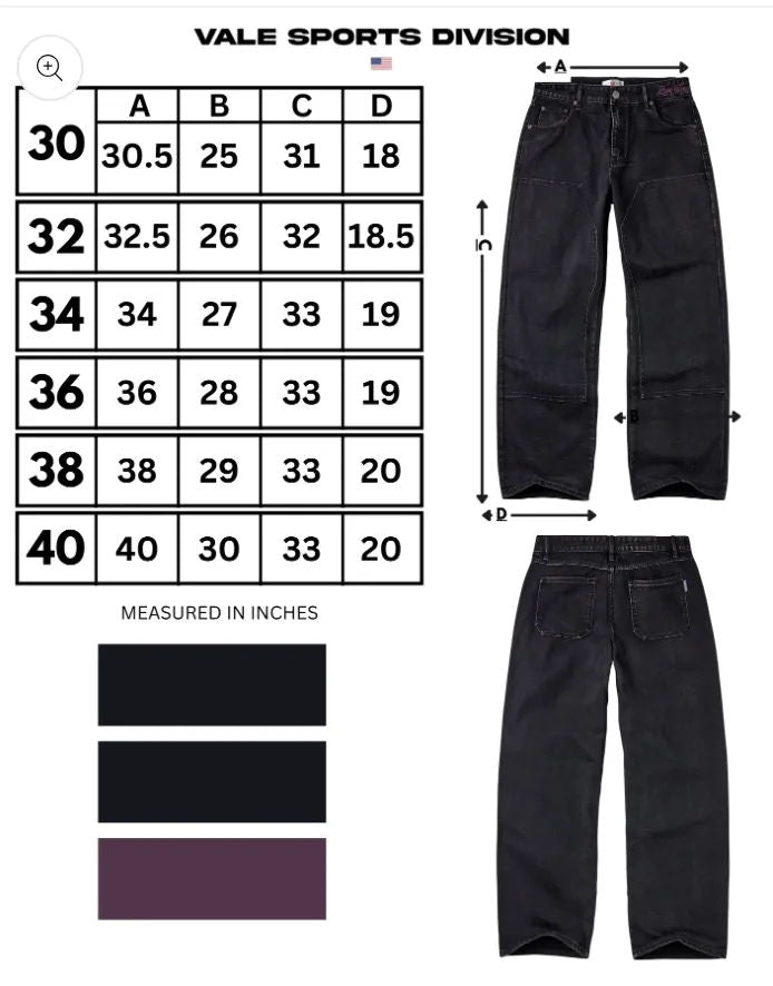 Vale Forever Black Chore Pants