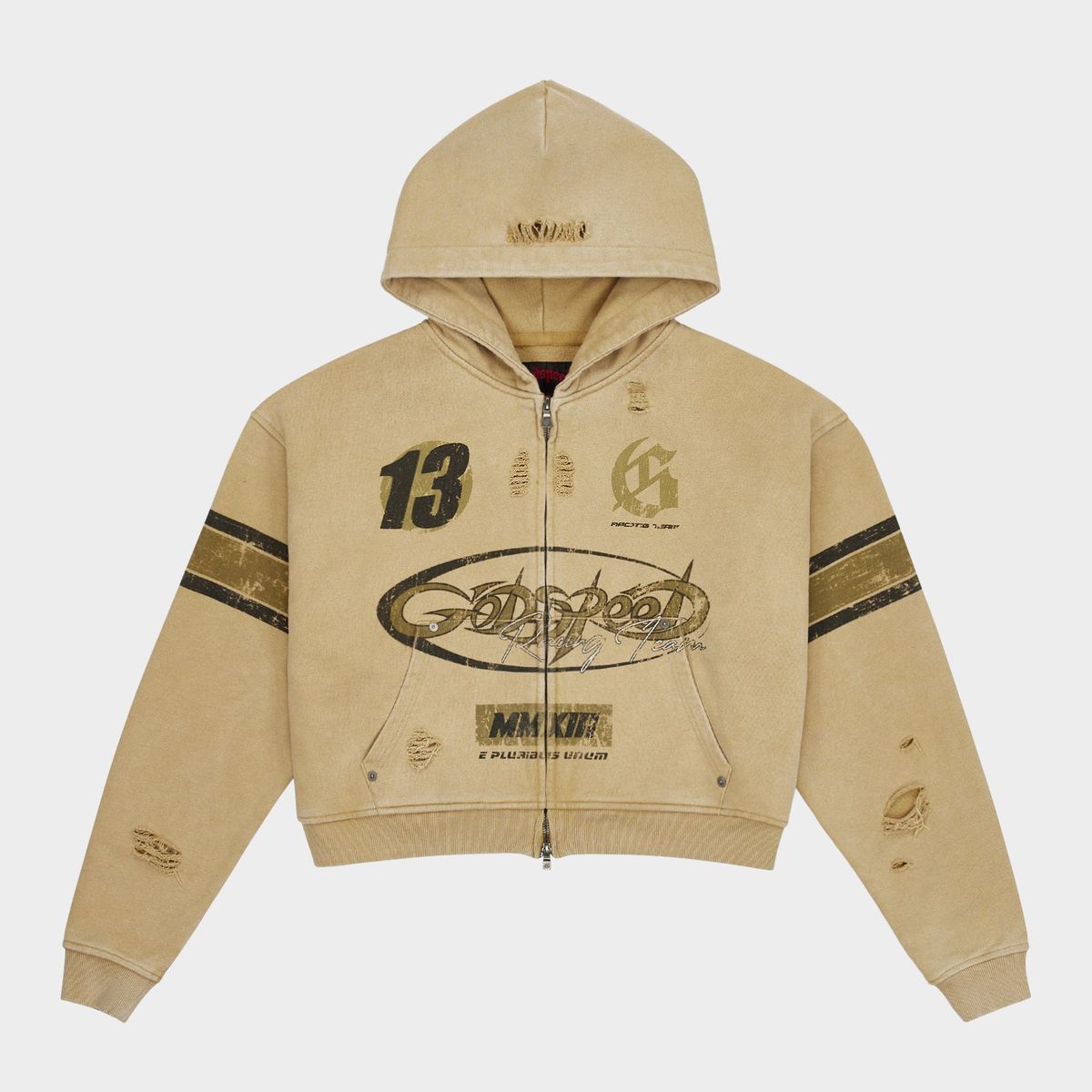 GodSpeed Speedway Zip Up Sand