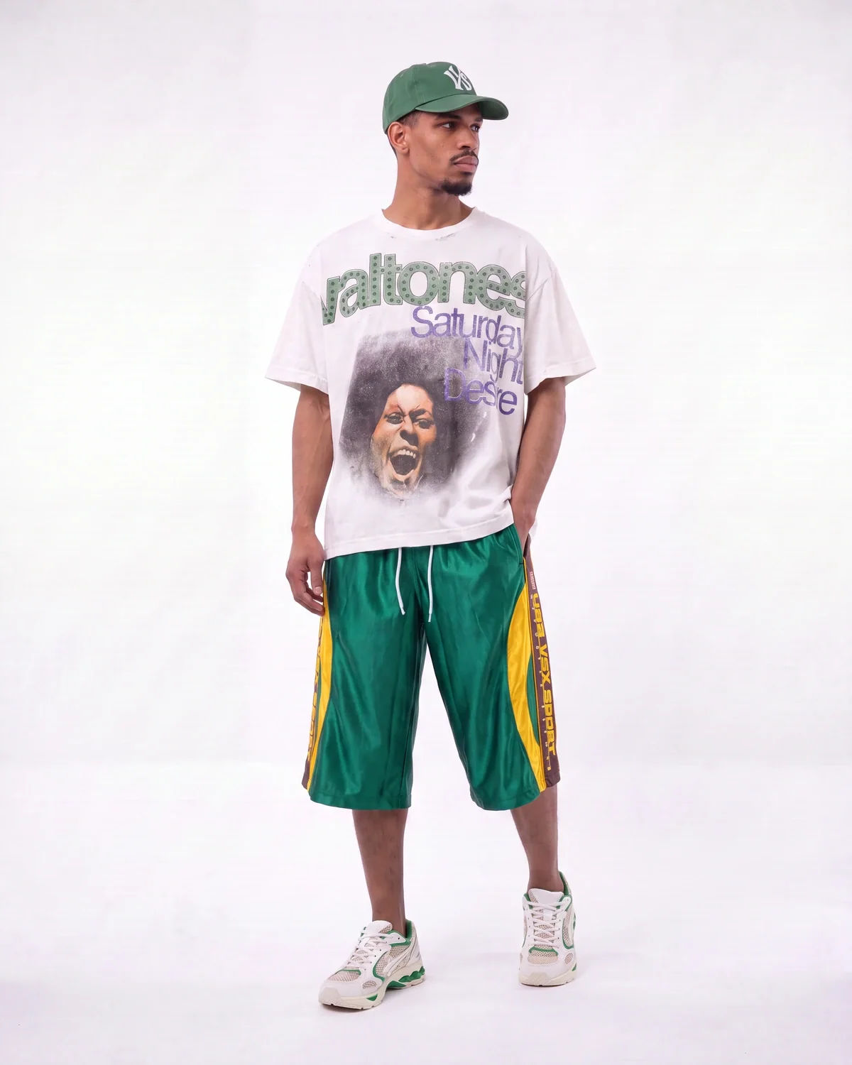 Vale Forever Iverson Basketball Shorts Green