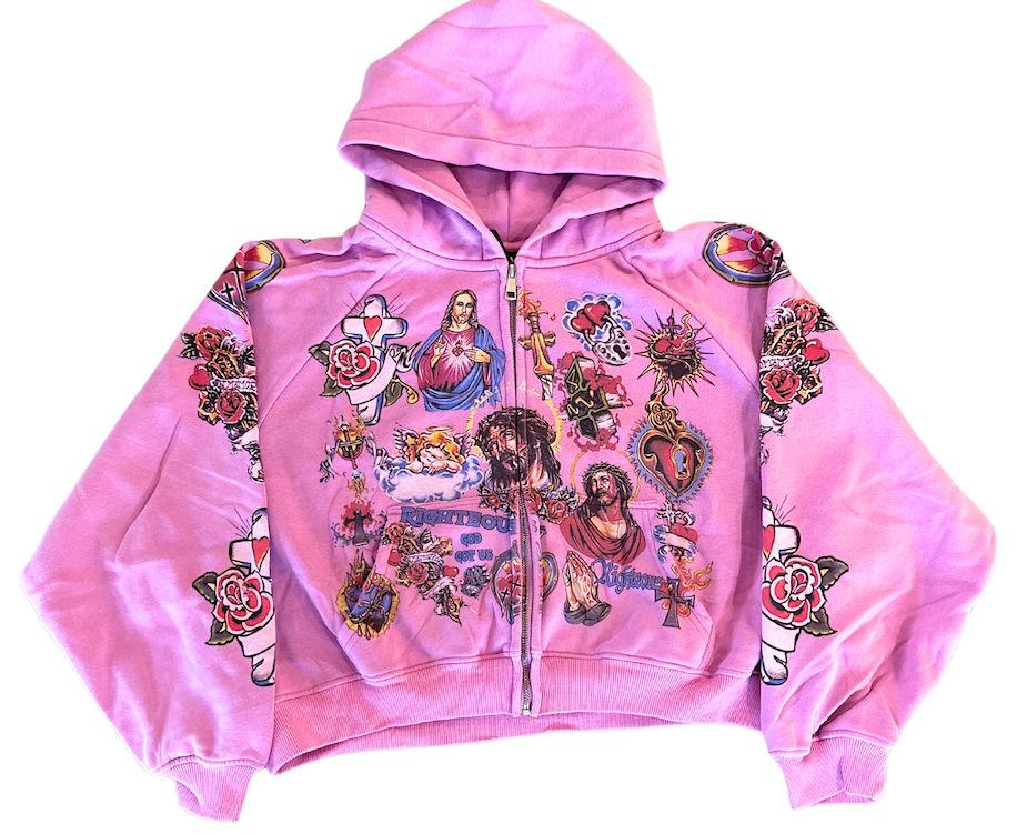 We Are Righteous 'Risen King' Hoodie Purple