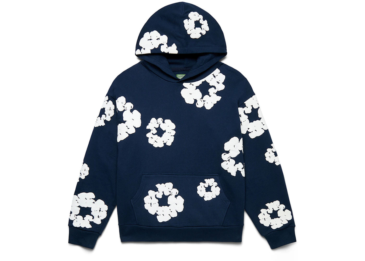 Denim Tears Cotton Wreath  Navy Hoodie