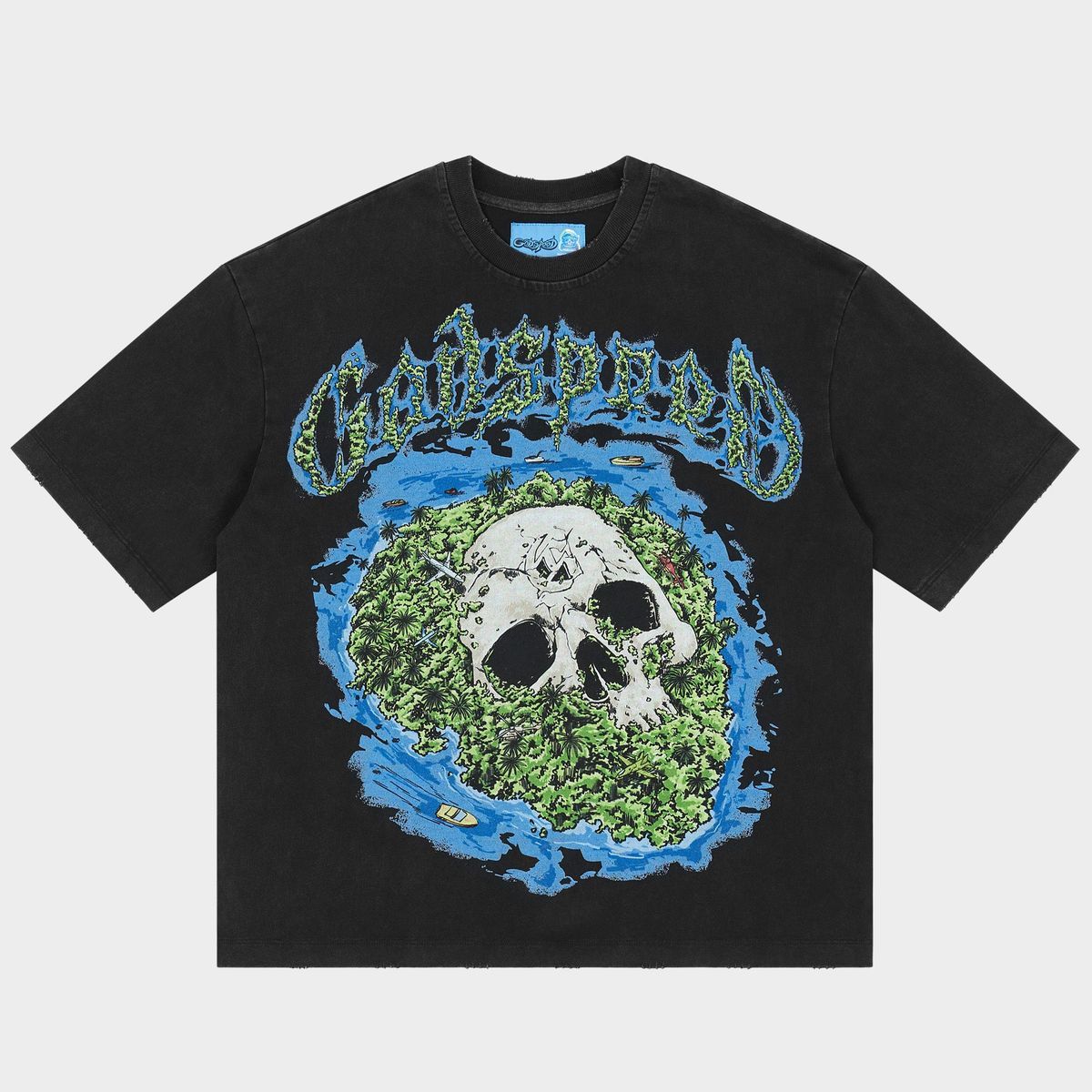 GodSpeed Skull Island II T-shirt Black
