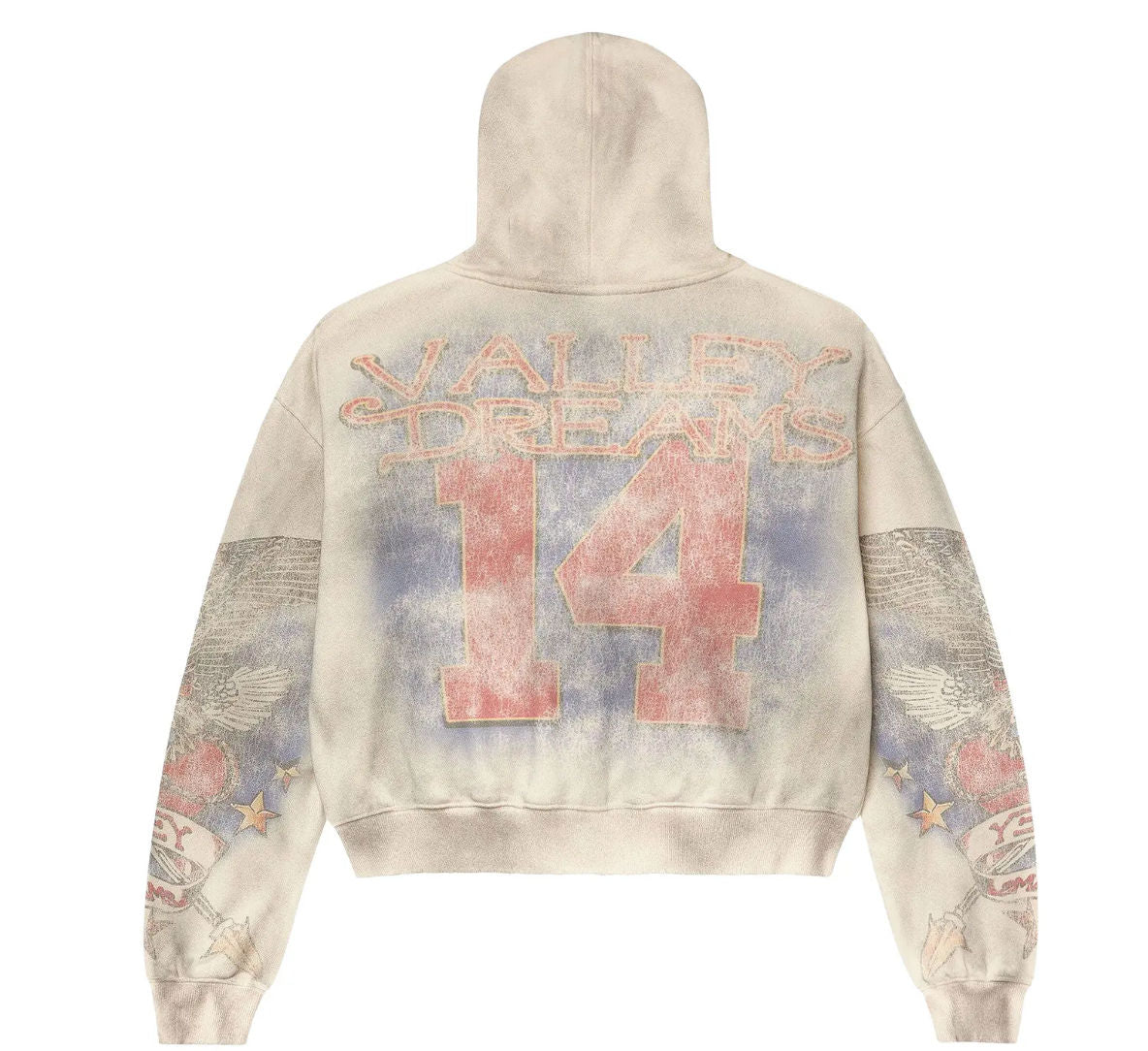 Vale Forever Nostalgia Zip Up 'Tattered/Cream'