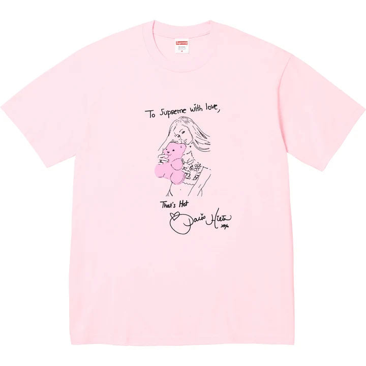Supreme Paris Tee Light Pink FW26