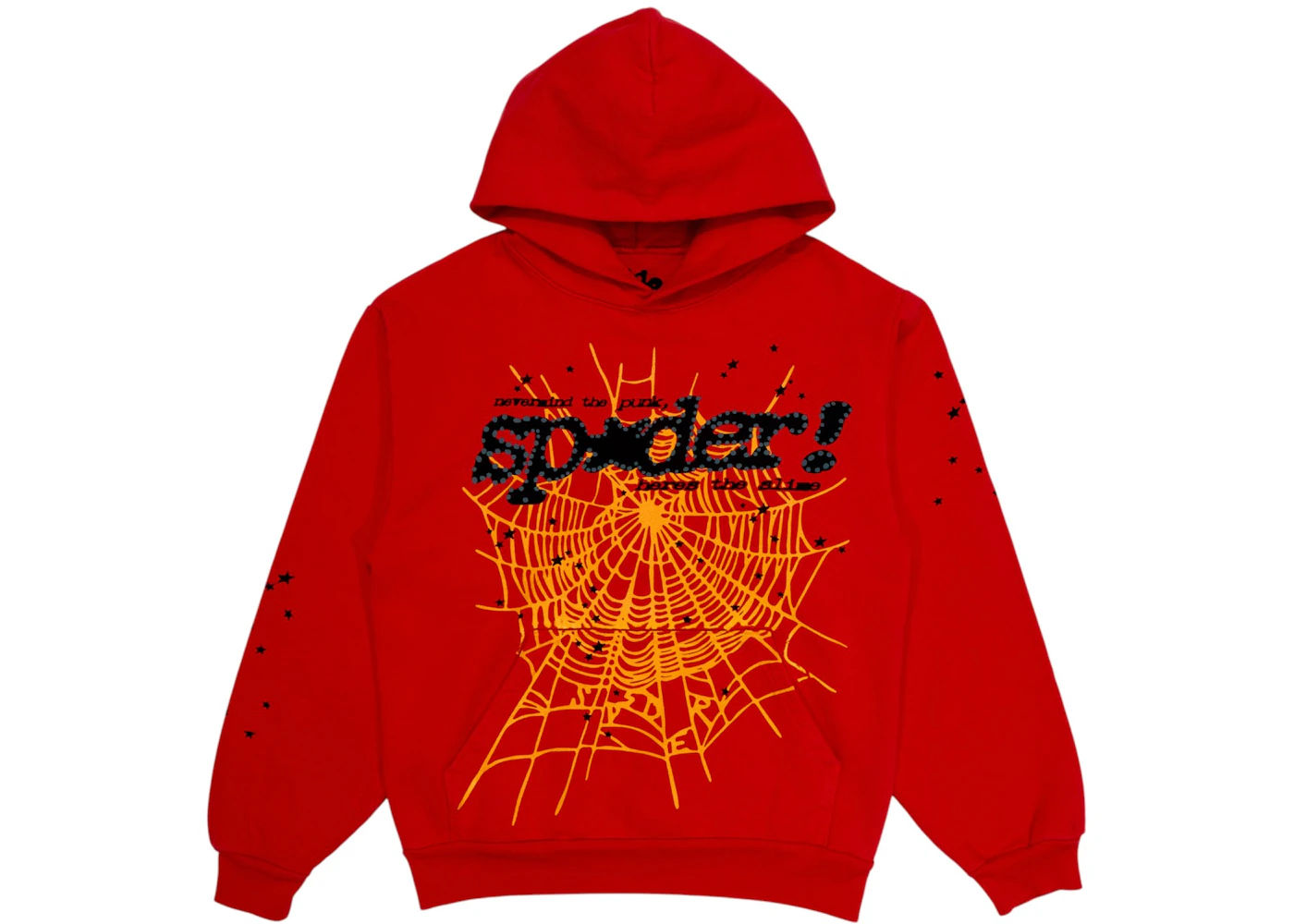 Sp5der P*NK V2 Hoodie Red