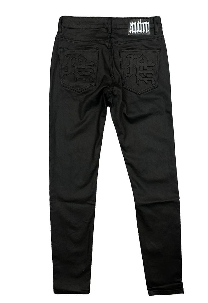 Mixed Emotion 'Blackout' Wax Denim