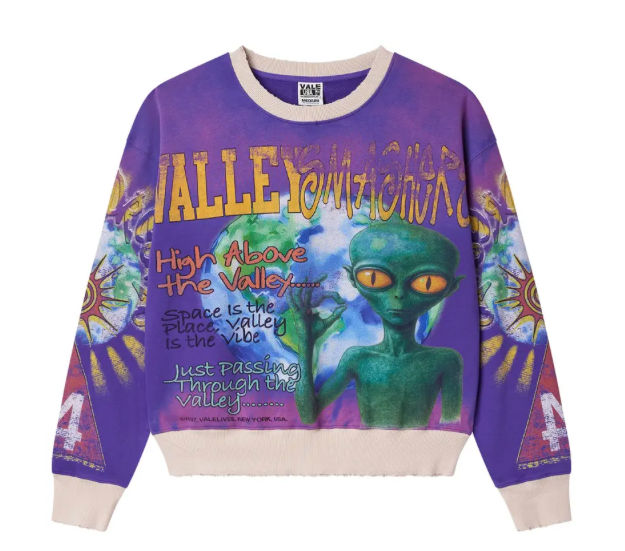 Vale Forever Space Alien Crewneck 'Purple'