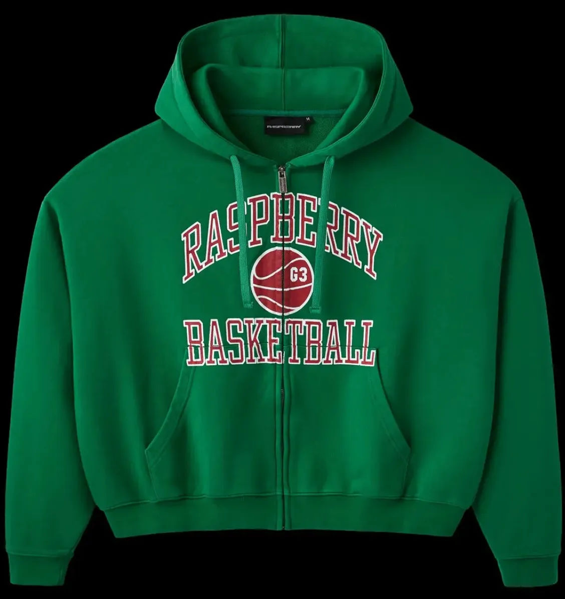 GV Gallery Green Fiveways Zip Up Hoodie Raspberry Basketball