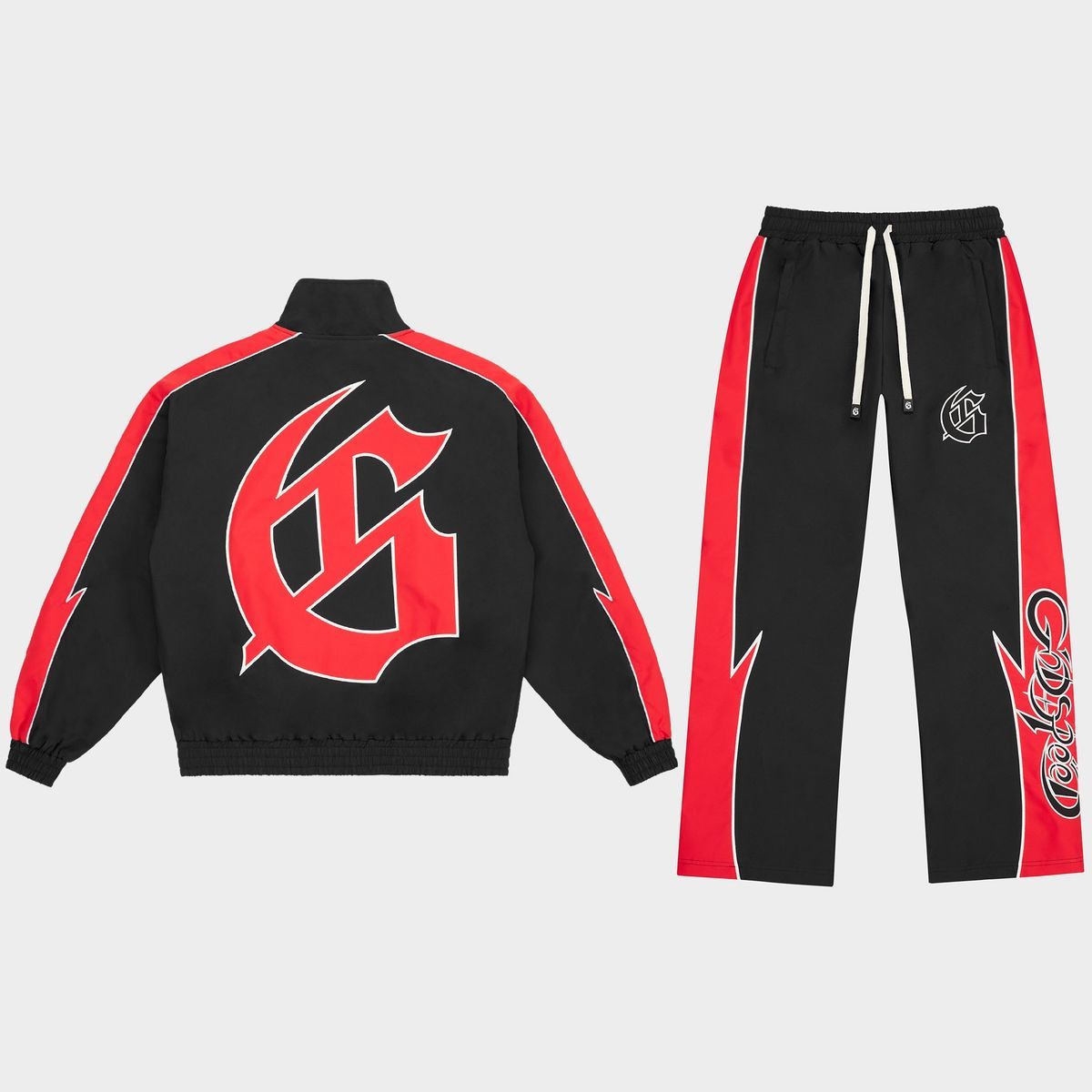 GodSpeed GT Tracksuit Black Red