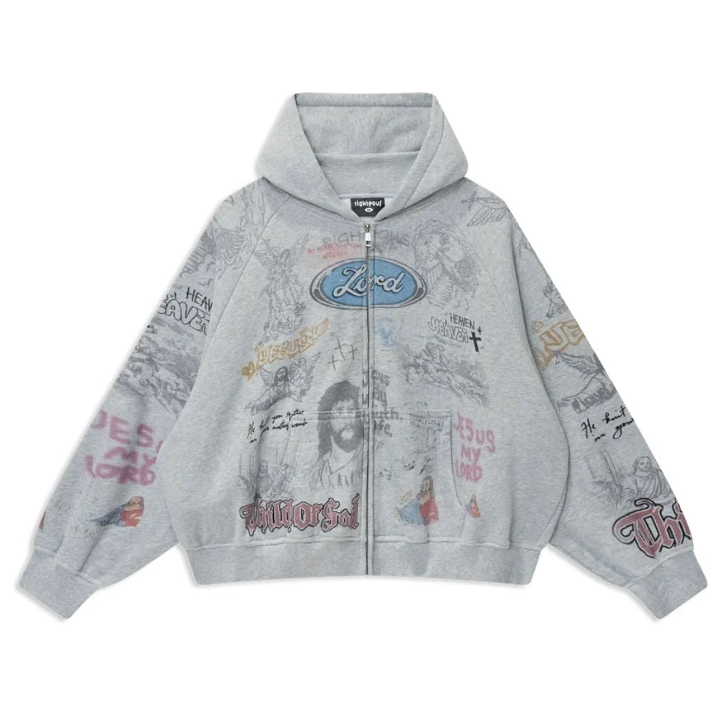 We Are Righteous Jesus My Lord Zip Hoodie