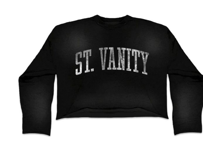 Saint Vanity Black Ash Crewneck