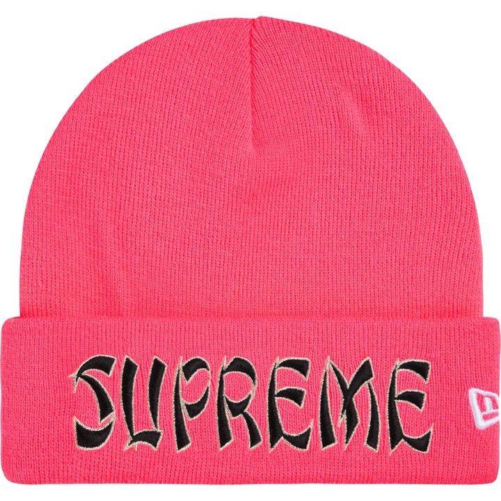 Supreme New Era Action Beanie Pink