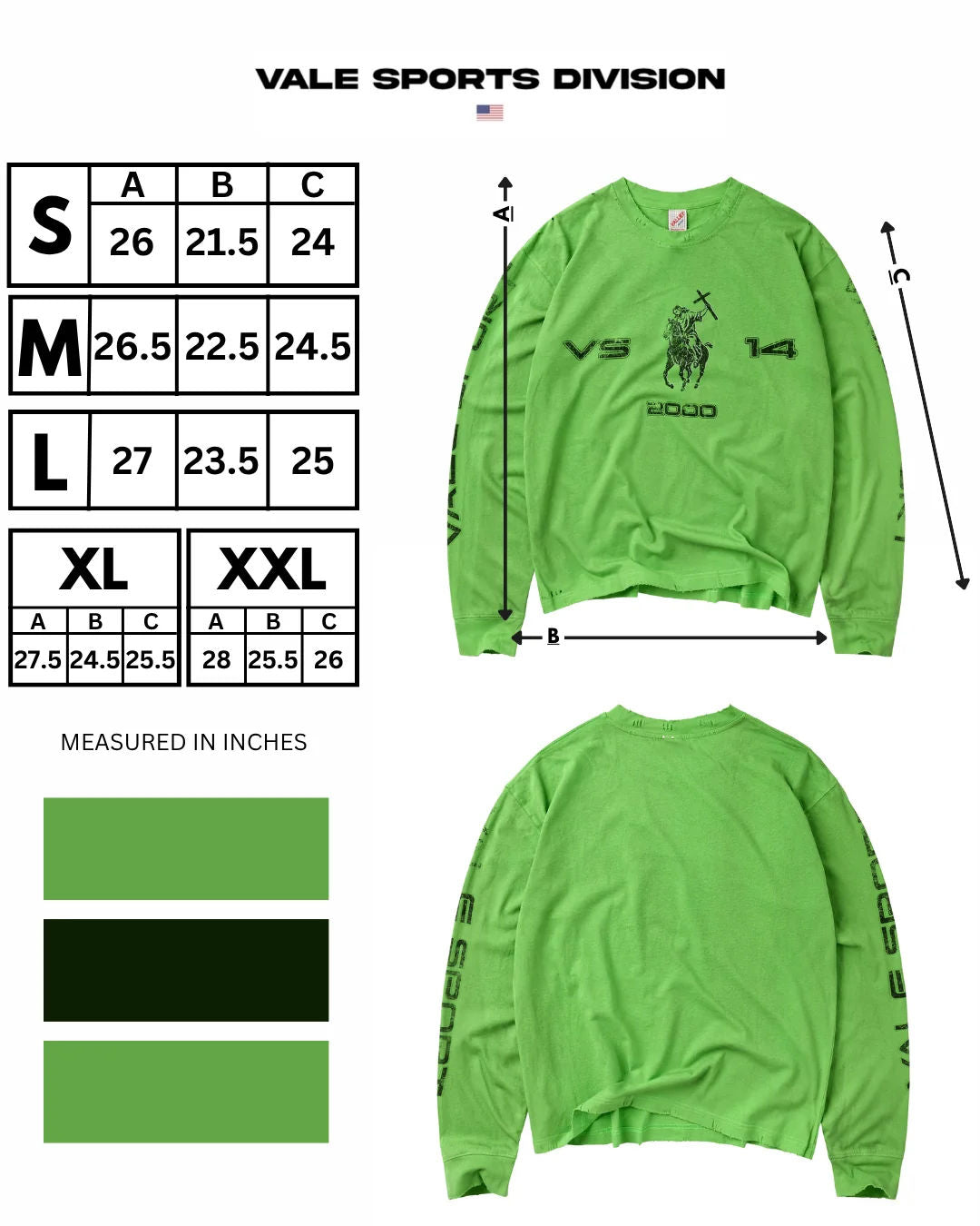 Vale Forever Crusader LS Green