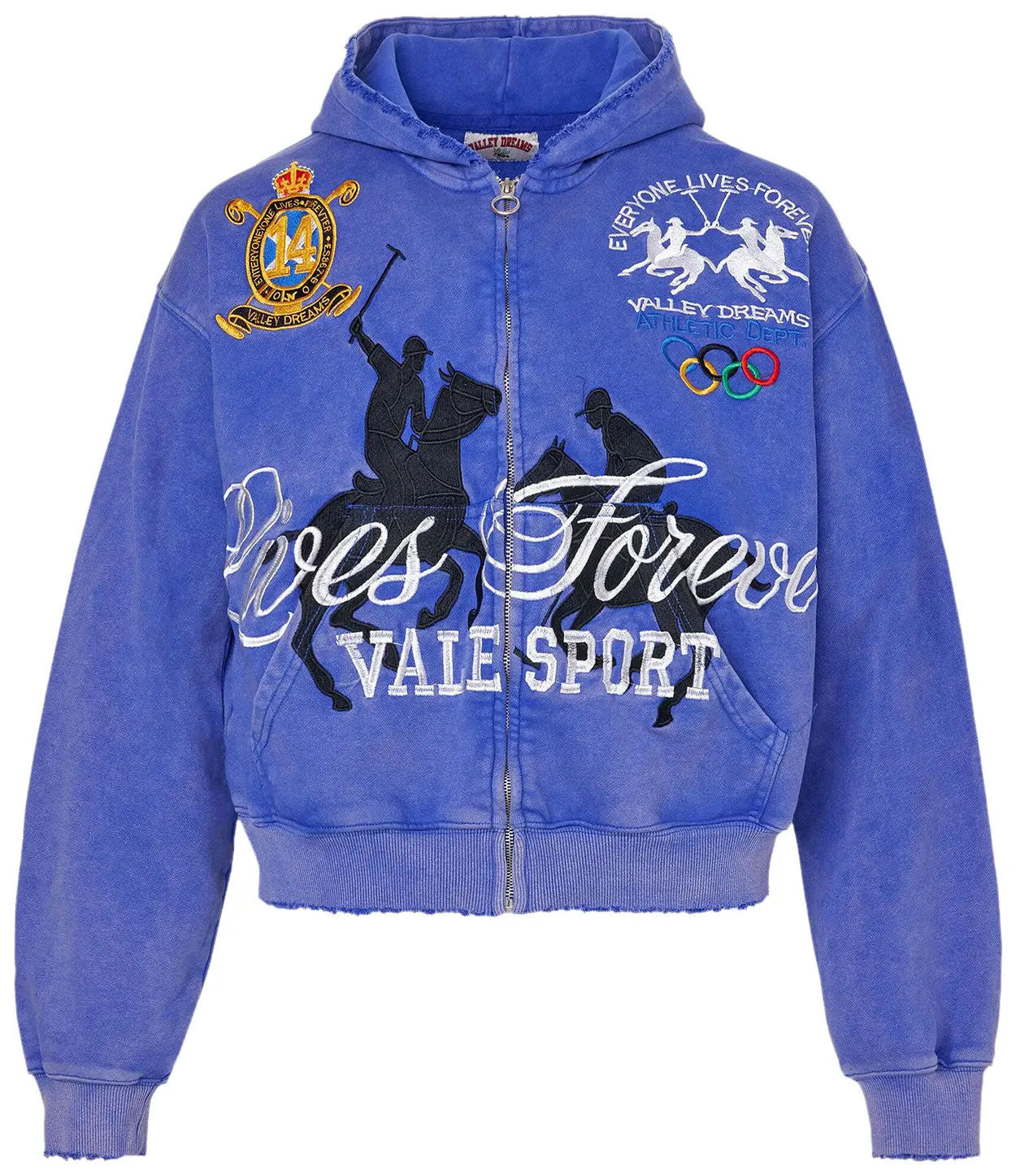 Vale Forever Schwab Zip Up 'Blue'
