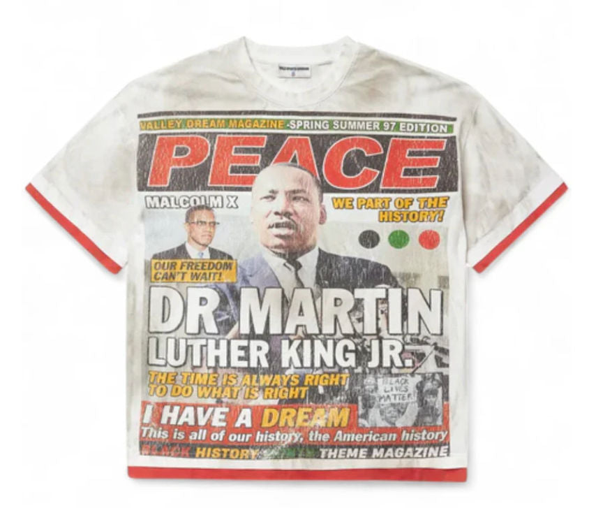 VALE FOREVER  PEACE MLK T-SHIRT