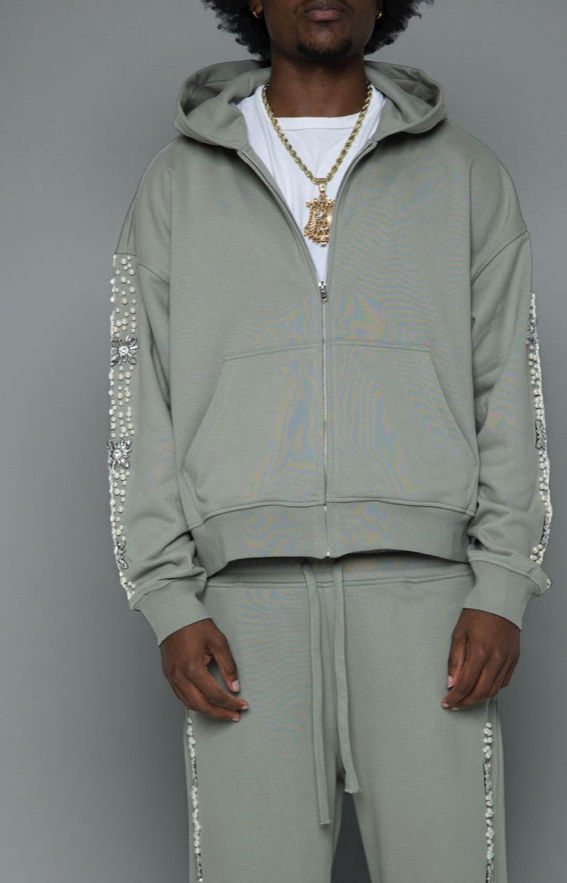 FRATERNAL GREY PEARL HOODIE