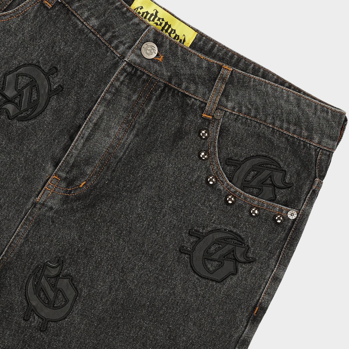 GodSpeed Infinity Shorts Black Wash