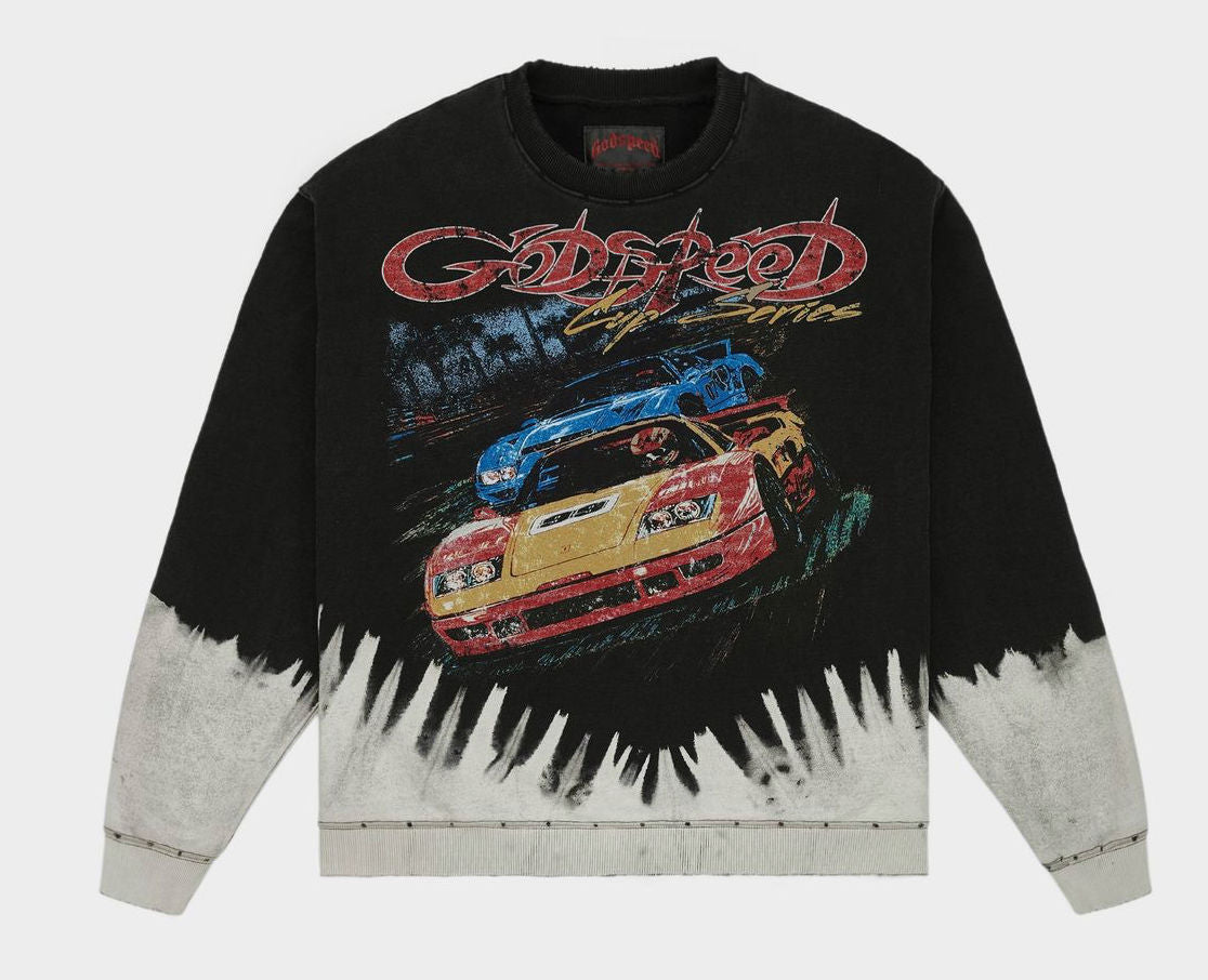 F.T.W LS Black Bleached Wash