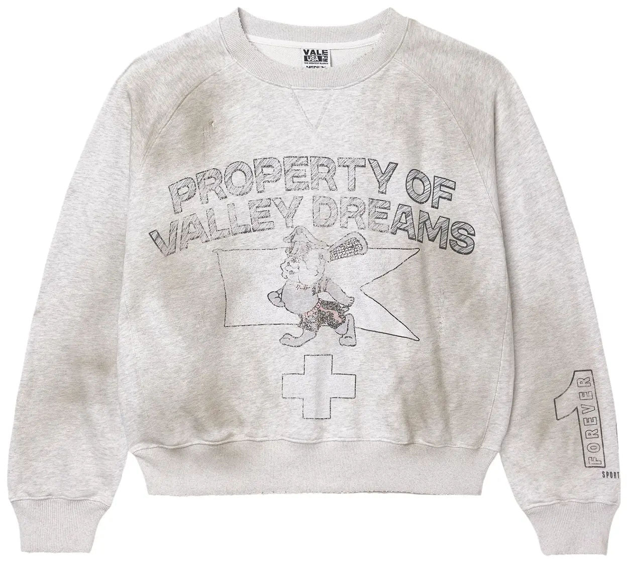Vale Forever Prison Break Crewneck 'Dest/Light Grey'