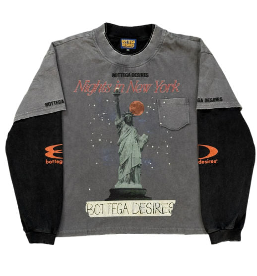 Bottega Desires Nights In NY Layered Long Sleeve
