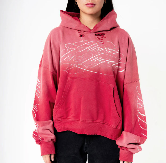 Flowar La Strawberry Wash Hoodie