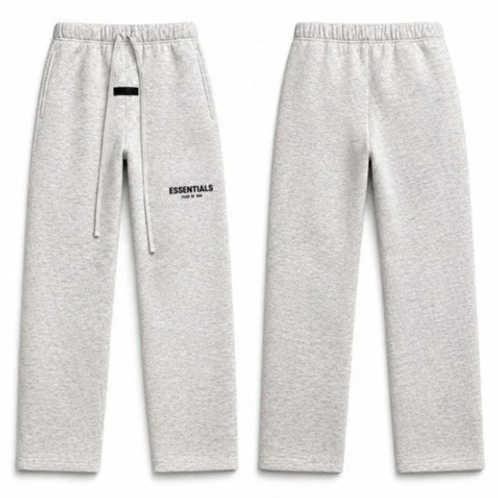 fear of god essentials ss22 relaxed sweatpants light oatmeal