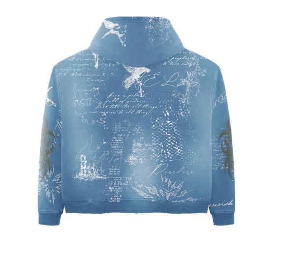 Flowar La Scripture Zip Up Glacial Blue