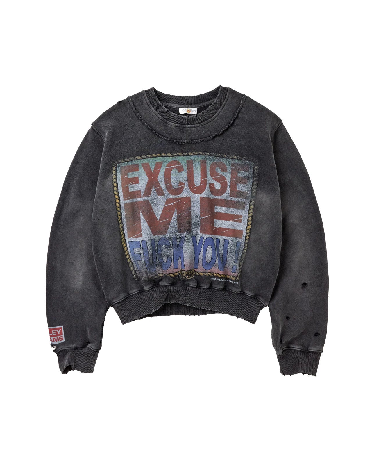 Vale Forever Excuse Me Crewneck Black