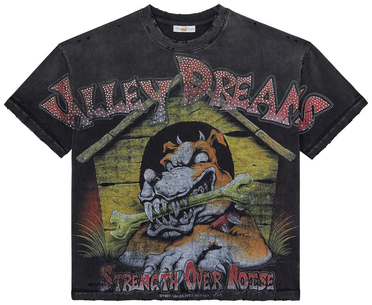 Vale Forever Doghouse Bling Tee 'Black'