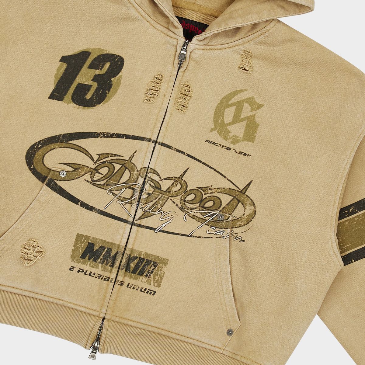 GodSpeed Speedway Zip Up Sand