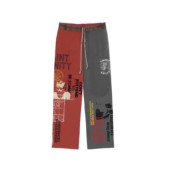 Saint Vanity What The Saint Sweats Orange Grey